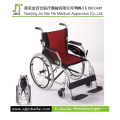 Ultralight aleación de aluminio plegable silla de ruedas manual